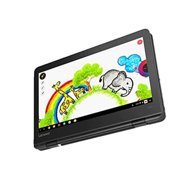 Lenovo 300e Chromebook 2nd Gen 81MB0065US 11.6" Touchscreen 2 in 1 Chromebook 1366 x 768 - Intel Celeron N4120 Quad-core (4 Core) 1.10 GHz - 8 GB RAM - 64 GB Flash Memory - Black (Renewed) - Image 3
