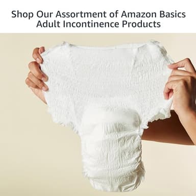 Amazon Basics Unisex Protective Underwear, Overnight Absorbency, Large, 56 Count, (4 Packs of 14) - Image 8