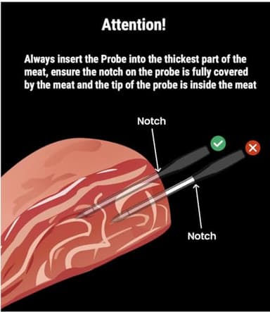 ThermoPro TempSpike 1000FT Wireless Meat Thermometer Digital with 2 Upgraded Ultra-Thin Probe, Kitchen Food Thermometer for Cooking, Turkey, Oven, Smoker, Rotisserie, BBQ, Grill Temperature Indicator - Image 6