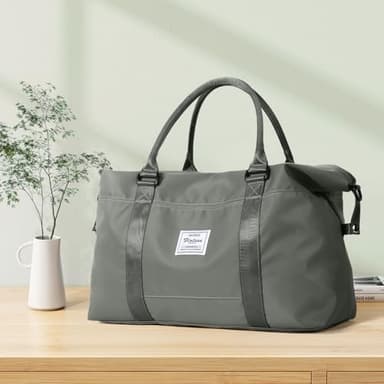 Travel Duffel Bag,Sports Tote Gym Bag,Shoulder Weekender Overnight Bag for Women - Image 8