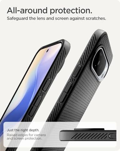 Spigen for Pixel 10/10 Pro Case, Liquid Air MagFit (2025) [Designed for Pixelsnap, Compatible with MagSafe Accessories] - Matte Black - Image 6