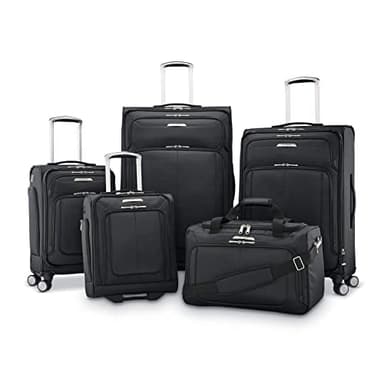Samsonite Solyte DLX Softside Expandable Luggage with Spinner Wheels, Midnight Black, Carry-On 20-Inch - Image 8