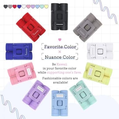 CROSSROAD 10x Binoculars for Adults and Children, Mini Pocket Binoculars, Waterproof Compact Binoculars for Bird Watching, Hunting, Concerts, Theater, Opera, Travel, Tourism, Japan Quality (Black - Image 4