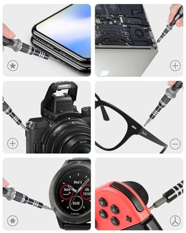 SHOWPIN 122 in 1 Precision Computer Screwdriver Kit, Laptop Screwdriver Sets with 101 Magnetic Drill Bits, Computer Accessories, Electronics Tool Kit Compatible for Tablet, PC, iPhone, PS4 Repair - Image 5