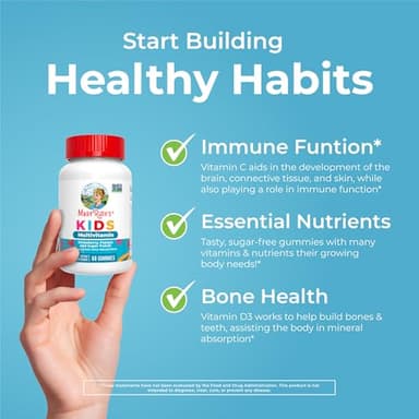MaryRuth Organics Kids Vitamins | Multi | Sugar Free | 2 Month Supply | Kids Multivitamin Gummies for Ages 2+ | Vegan | Only 1 Gummy a Day | 60 Count - Image 5