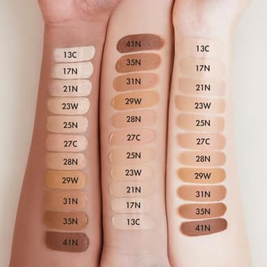 AGE20'S Signature Essence Pact SPF 50+ | Pack of 2 | 21 Light Beige | Cream Foundation, Dewy Finish, Natural Coverage | Korean Cushion Foundation - Image 7