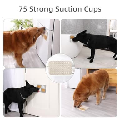 MateeyLife 2PCS Large Lick Mat for Dogs with Suction Cups, Slow Feeder Bowls, Cat Lick Mat for Anxiety Relief, Dog Toys to Keep Them Busy, Enrichment Toys for Bathing, Cat Licking Pad for Boredom - Image 3