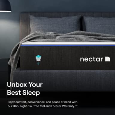 Nectar Full Mattress - 365 Night Home Trial - Gel Memory Foam Mattress - CertiPUR-US Certified Foams - Forever Warranty - Image 6