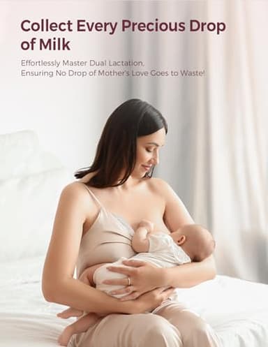 Momcozy Breast Milk Collector, Milk Collectors for Breastfeeding, Reusable Breast Milk Shells, Silicone Catcher with More Fit & Soft (3oz/90ml, 2 Counts) - Image 6