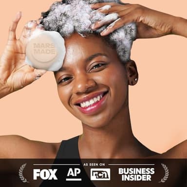 Marsmade Castor Oil Shampoo Bar Hydrating & Moisturizing Natural Hair Soap for Bathing, Hair Growth & Scalp Nourishment, Solid Shampoo for All Hair Types (120g, 4.23 oz) - Image 5