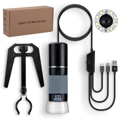 Bysameyee 1080P USB Microscope with Metal Stand, 50X-1000X Handheld Digital Microscope Camera Compatible with iPhone/Android/Windows/Mac - Image 7