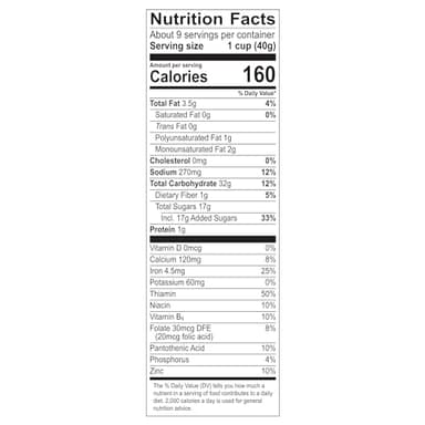 Post Honey Maid S'mores Breakfast Cereal, Sweetened Corn and Wheat Cereal, Breakfast Snacks 12.25 oz - Image 2