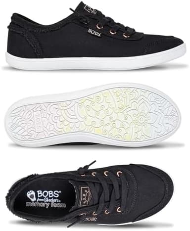 Skechers Women's Bobs B Cute Sneaker – Memory Foam, Flexible Outsole, Lightweight Vegan Shoes - Image 8