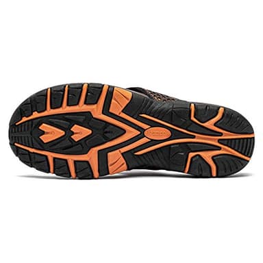 GUBARUN Mens Sport Flip Flops Comfort Casual Thong Sandals Outdoor(Brown 1, 11) - Image 4