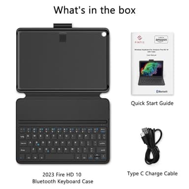 Made for Amazon Bluetooth Keyboard Case for Amazon Fire HD 10, (13th Gen, 2023 release) - Image 8