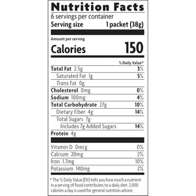 Nature's Path Organic Regenerative Organic Certified Dark Chocolate & Cocoa Instant Oatmeal, 8 oz (Pack of 1), Non-GMO, Fair Trade - Image 6