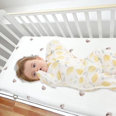 ANYEDDE Baby Swaddle Sleep Sacks 0-3 Months - Transitional Swaddles Bag with Arms Up Design, Newborn Sleep Sack, Nursery Swaddling Blankets, Infants, Breathable Soft(Small) - Image 3