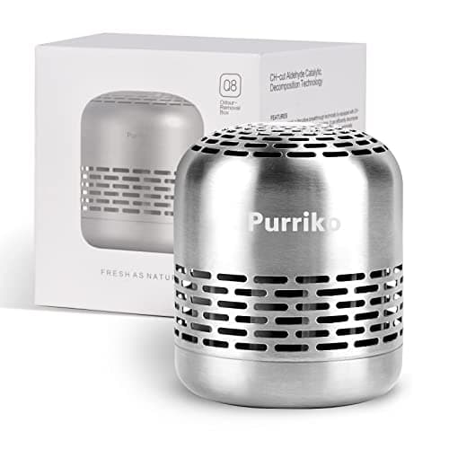 Purriko Refrigerator Deodorizer,Lasts for 10 Years,Refrigerator Odor Eliminator,Fridge Deodorizer,More Effective Than Baking Soda Bamboo Air Purifying Bags - Image 1