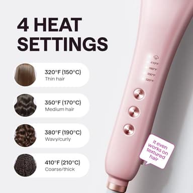Wavytalk Pro Steam Hair Straightener Brush, Steamline Pro 3 in 1 Straightening Brush, Steam Reduces Damage, Nourishes Hair, and Expedites Straightening - Image 7