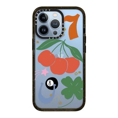CASETiFY iPhone 13 Pro Case Impact Shockproof - Lucky - Clear Black - Image 2