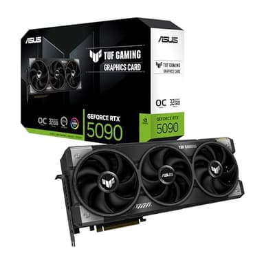 ASUS TUF Gaming GeForce RTX ™ 5090 32GB GDDR7 OC Edition Gaming Graphics Card (PCIe® 5.0, HDMI®/DP 2.1, 3.6-Slot, Military-Grade Components, Protective PCB Coating, axial-tech Fans, Vapor Chamber) - Image 1