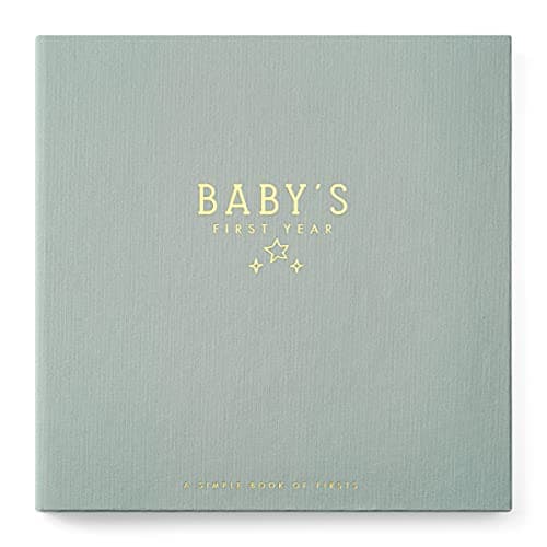 Lucy Darling Baby Memory Book – Celestial Skies | Luxury Baby First Year Book & Photo Album | Gender Neutral Keepsake Journal for Milestones, Memories & Photos | Thoughtful Pregnancy Gift - Image 1
