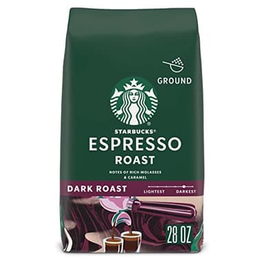 STARBUCKS® Espresso Roast – Ground Coffee 28oz (4 Bags) - Image 1
