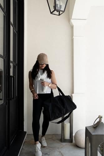 HeyNuts Workout Pro Athletic High Waisted Yoga Leggings for Women, Buttery Soft Workout Pants Compression 7/8 Leggings with Inner Pockets Black_25'' S(4/6) - Image 7