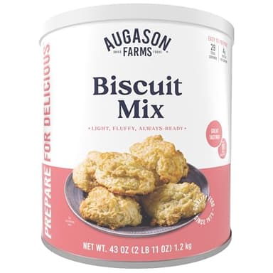 Buttermilk Biscuit Mix Can Emergency Food Supply, 29 Servings, 10 Year Shelf Life - Biscuit Mix Just Add Water and Baking Powder - Image 1