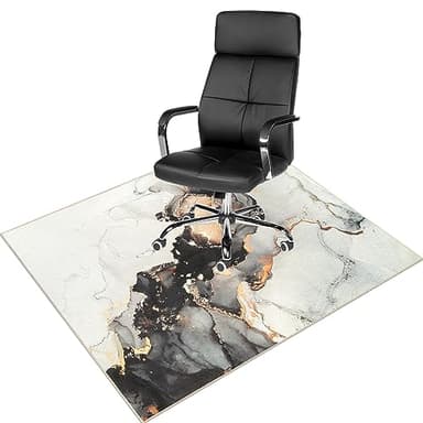 Anidaroel Office Chair Mat for Hardwood/Tile Floor, 48"x60" Desk Chair Mat for Office Gaming, Under Desk Rug for Rolling Chair, Anti-Slip Computer Chair Mats, Low-Pile Carpet Protector Rug - Image 1