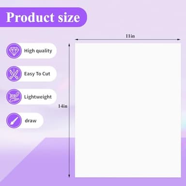 Joyberg 18Pack Poster Board, 11in x 14in White Poster Boards, Posterboard, Poster Board Paper for Crafts, DIY, Drawing - Image 2