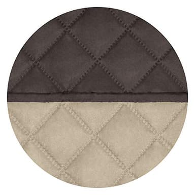 PureFit Reversible Quilted Sofa Cover, Water Resistant Slipcover Furniture Protector, Washable Couch Cover with Non Slip and Elastic Straps for Kids, Dogs, Pets (Sofa, Chocolate/Beige) - Image 5