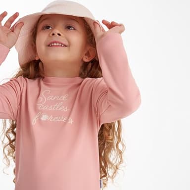 Gerber Baby Girl's Standard Rashguard Set, Starfish, 5 Years - Image 5