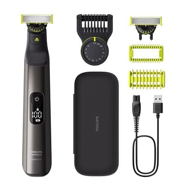 Philips Norelco OneBlade 360 Pro Face + Body, Hybrid Electric Beard Trimmer, Shaver and Bodygroomer, with 360 Blade Technology, Model QP6552/90 - Image 1