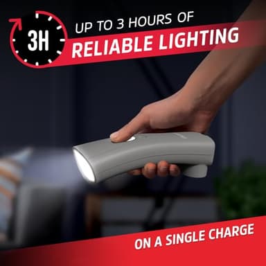 Energizer Flashlight LED Rechargeable Plug-in Light (3-Pack), Emergency Flashlight Auto-on Function, Power Outage Lights - Image 5
