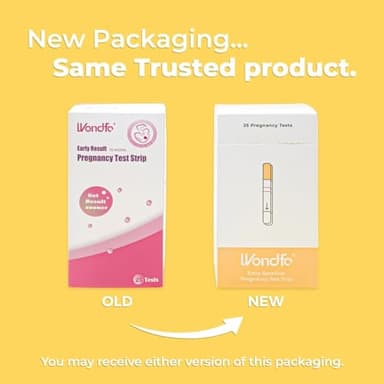 Wondfo Early Result Pregnancy Test Strips - Get Results 6 Days Sooner Than Missed Period-Sensitive and high-Accuracy HCG Testing Kit at 10 MIU/ml Cut-Off -[25 Packs] - Image 8