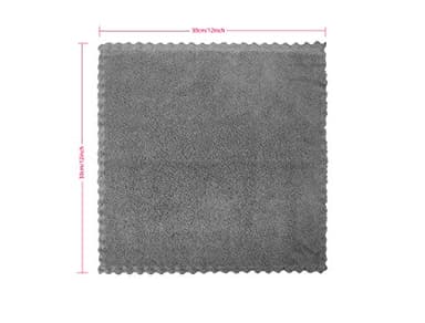 Kyapoo Baby Washcloths 12 Pack 12x12 Inches Microfiber Coral Fleece Extra Absorbent and Soft for Newborns, Infants and Toddlers-Grey - Image 2