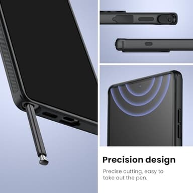 Nillkin Samsung Galaxy S25 Ultra MagSafe Case, Military-Grade Protection, Slim Soft Bumper Protective Cover with Magnetic Mount, Shockproof Protective, TPU+PC Phone Case Black - Image 5