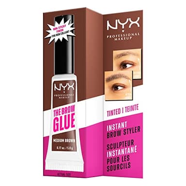 NYX PROFESSIONAL MAKEUP The Brow Glue, Extreme Hold Eyebrow Gel - Clear - Image 6
