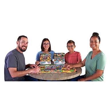 RoseArt - Back to The Past - Backyard BBQ - 1000 Piece Jigsaw Puzzle for Adults - Image 5