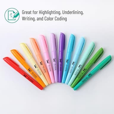 Mr. Pen- Pastel Highlighters, 12 Pack, Assorted Colors, Fast Dry, Highlighter Pastel, Set, Bible Journaling Highlighter, Marker - Image 4