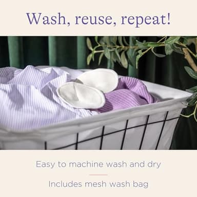 Lansinoh Washable Nursing Pads, Made with Organic Bamboo Viscose, Reusable Breast Pads for Breastfeeding with Wash Bag, Breastfeeding Essentials, 10 Count - Image 8