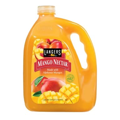 Langers Juice, Mango Nectar, 128 Fl Oz (Pack of 1) - Image 1