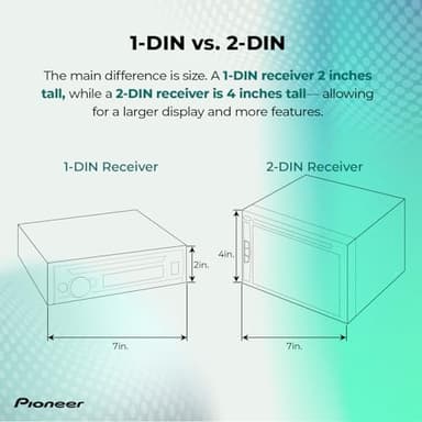 Pioneer DMH-130BT 6.8" Resistive Touchscreen, Double Din – Bluetooth, Backup Camera, USB, FLAC, AM/FM Radio, Short Chassis, 50W x 4 Output, Steering Wheel Input - Image 6