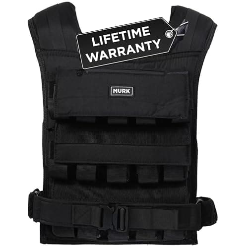 MVRK Weighted Vest Men 65lbs - Weighted Workout Vest With Removable Iron Weights, Heavy Duty Weighted Exercise Vest For Functional Training & Calisthenics - Weight Vest for Men and Women (65lbs) - Image 1
