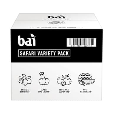 Bai Flavors Variety Pack, Antioxidant Infused Water Beverage, with Vitamin C and No Artificial Sweeteners, 18 fl oz bottles, 12 pack - Image 6