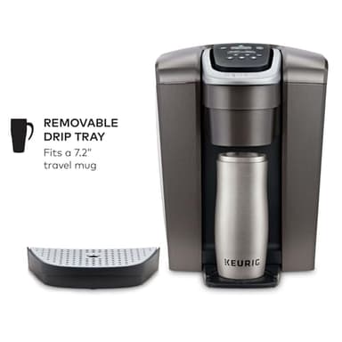 Keurig K-Elite Single Serve K-Cup Pod Coffee Maker, with Strength and Temperature Control, Iced Coffee Capability, 8 to 12oz Brew Size, Programmable, Brushed Slate - Image 3