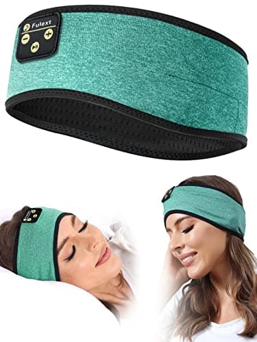 Fulext Sleep-Headphones-Headband-Bluetooth - Headphones for Sleeping Sleep Mask with Thin HD Stereo Speakers Perfect for Side Sleepers,Insomnia,Sport,Travel Best Gifts for Men Women - Image 1
