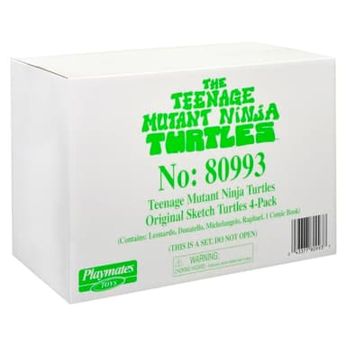 Teenage Mutant Ninja Turtles: Original Sketch Collector Figure with Comic Book by Playmates Toys - Image 10