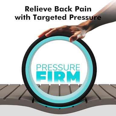 Furnhome Back Roller - Back Wheel for Deep Tissue Massage,Yoga Wheel for Back Pain & Stretching- Comfy Deep Tissue Massage Roller (3-Pack) - Image 4